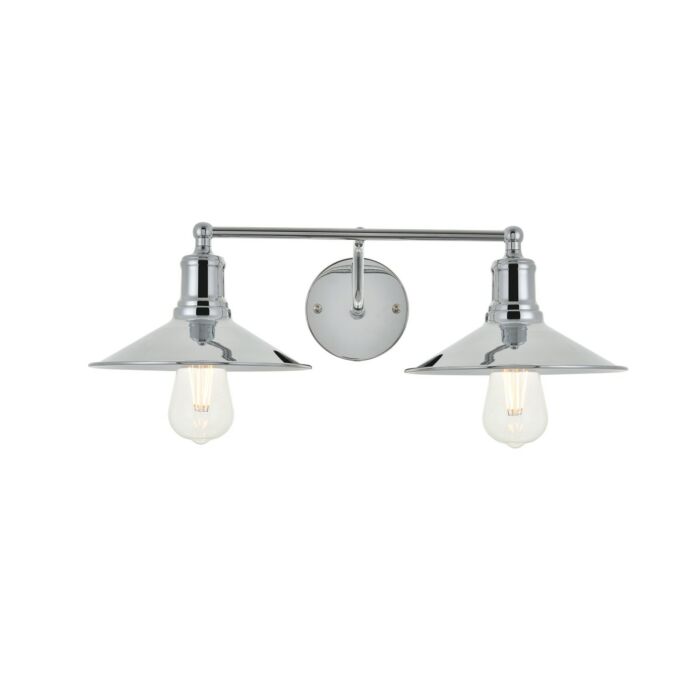 Etude 2-Light Wall Sconce in Chrome