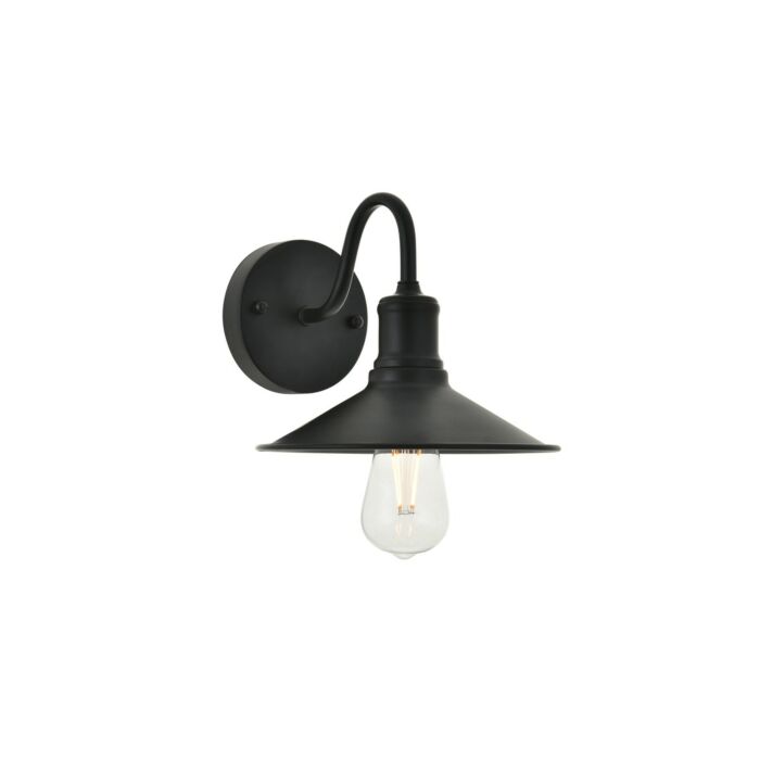 Etude 1-Light Wall Sconce in black