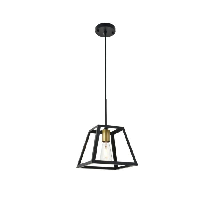 Resolute 1-Light Pendant in brass