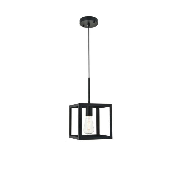 Resolute 1-Light Pendant in black