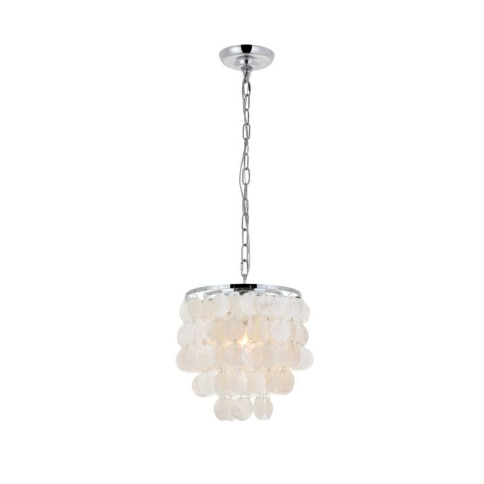 Selene 1-Light Pendant in Chrome