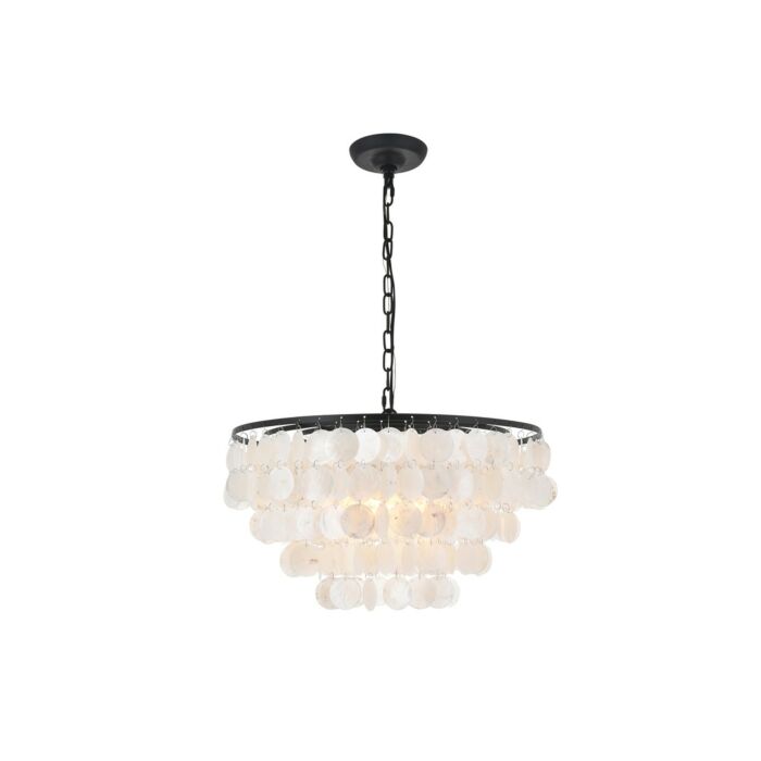 Selene 4-Light Pendant in Black