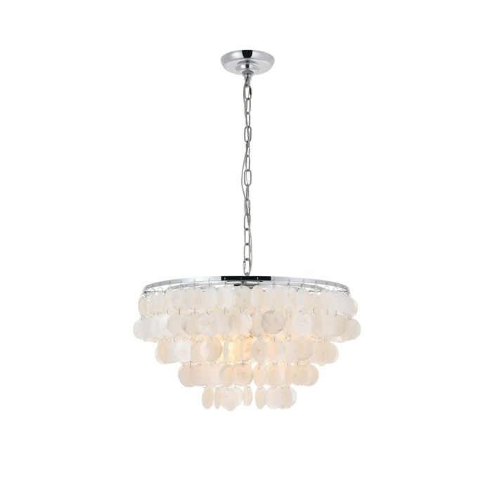 Selene 4-Light Pendant in Chrome