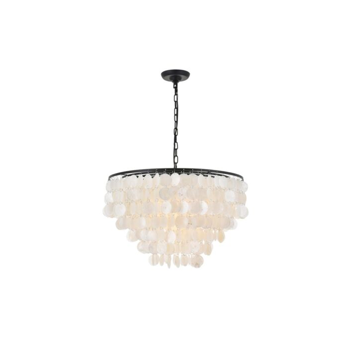 Selene 6-Light Pendant in Black