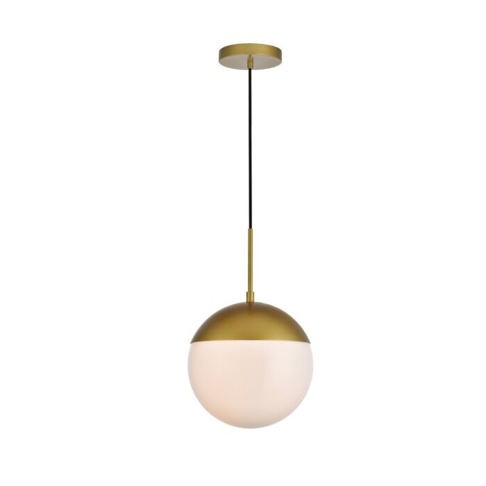 Eclipse 1-Light Pendant in Brass
