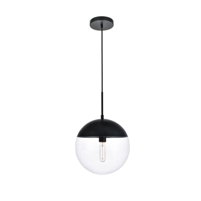 Eclipse 1-Light Pendant in Black