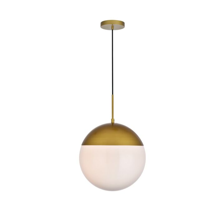 Eclipse 1-Light Pendant in Brass