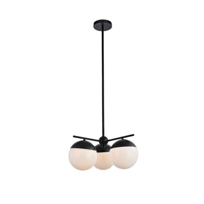 Eclipse 3-Light Pendant in Black