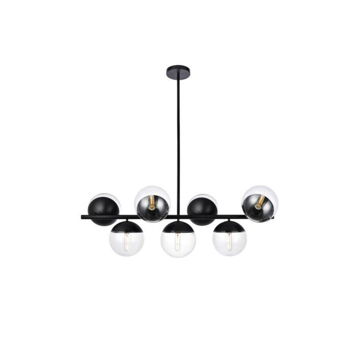 Eclipse 7-Light Pendant in Black