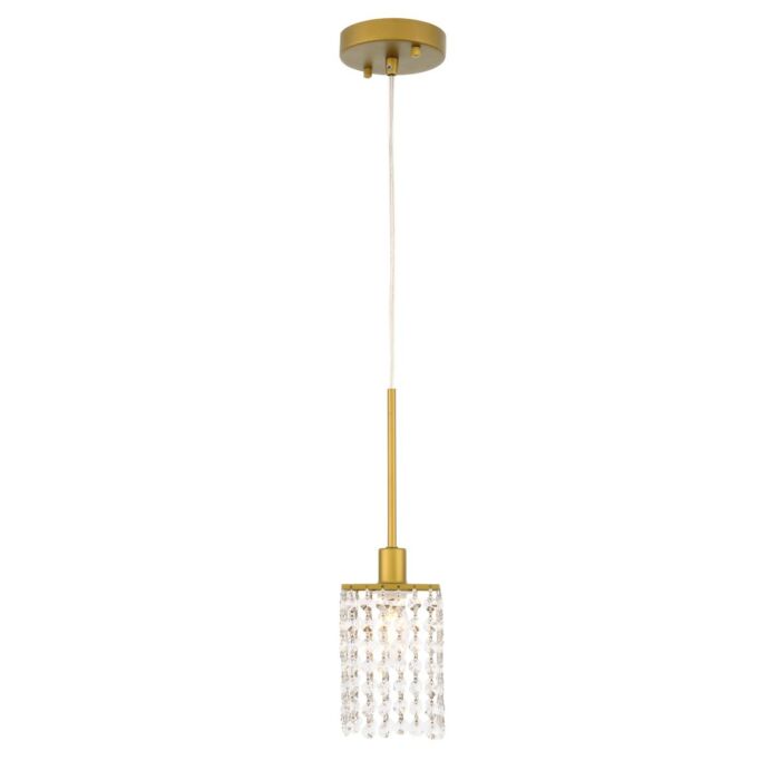 Taylor 1-Light Pendant in Brass