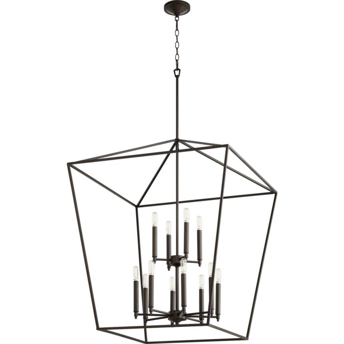 12 Light Entry Pendant by Quorum