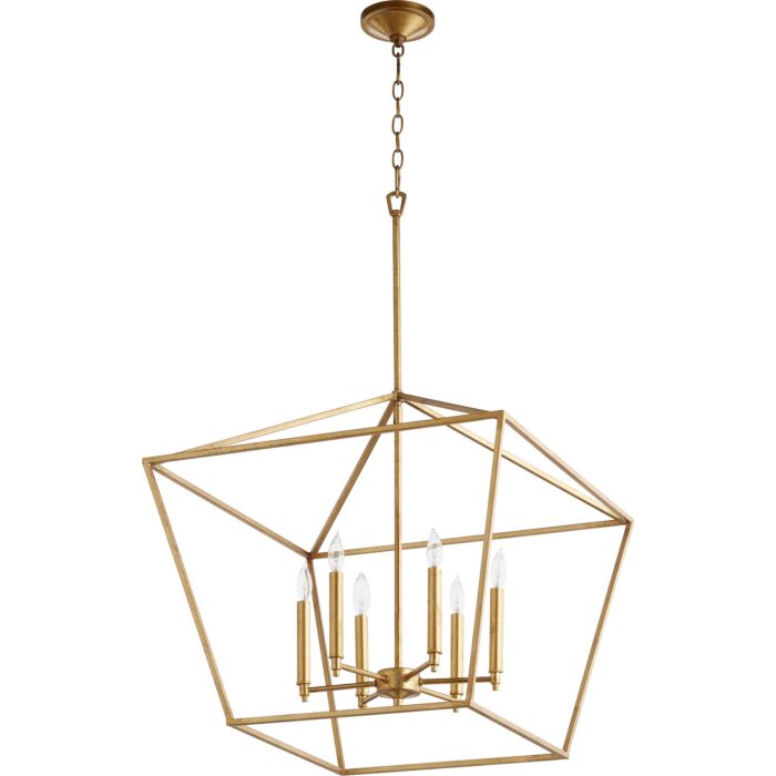 Six Light Chandelier by Quorum