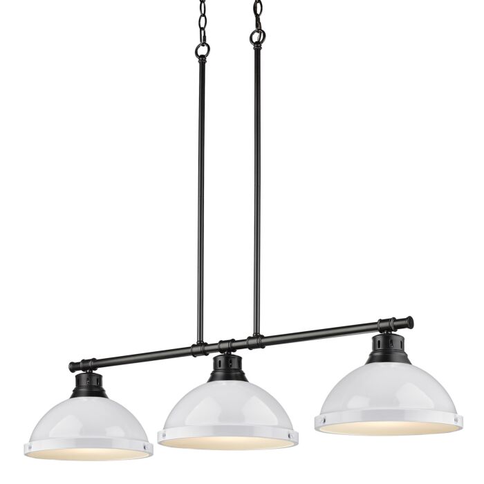 Three Light Linear Pendant