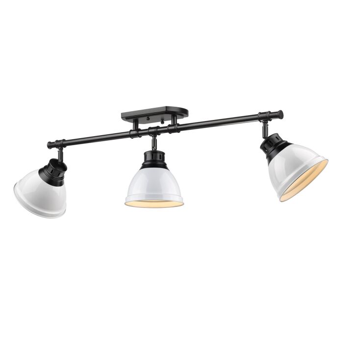 Three Light Semi-Flush Mount