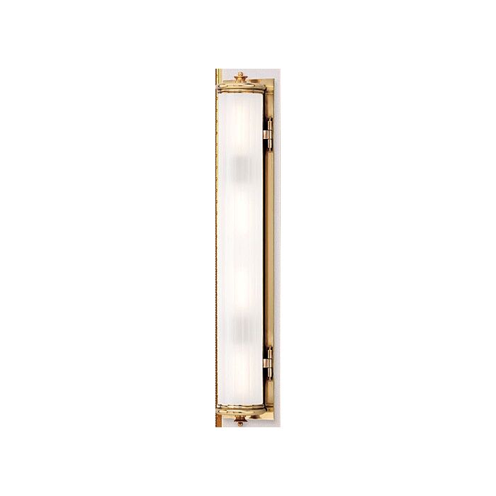 Hudson Valley Bristol 4 Light 5 Inch Bathroom Vanity Light in Aged Brass