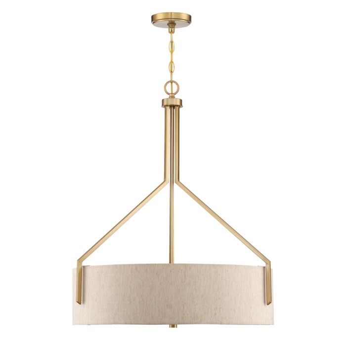 Elara 4-Light Pendant in Gold (Brushed)