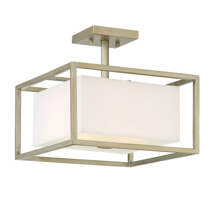 Chloie 2-Light Semi-Flush Mount in Gold (Sterling)