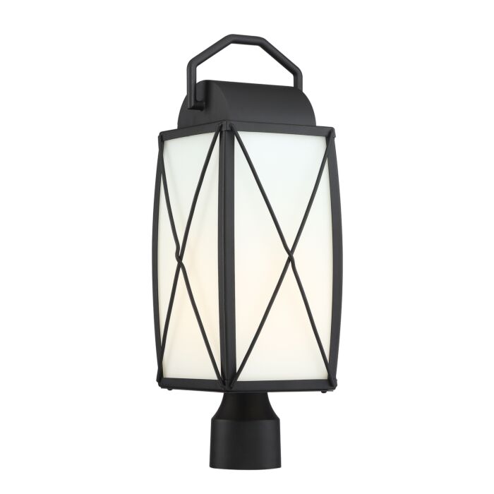 Fairlington 1-Light Post Lantern in Black