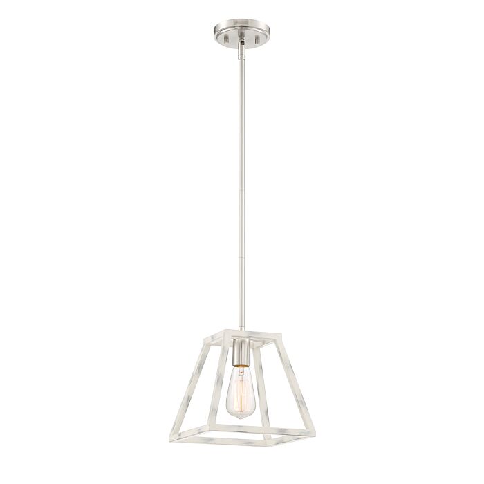 Rhode 1-Light Mini Pendant in Coastal Weathered White