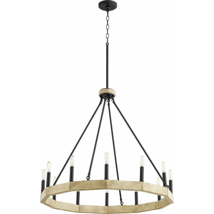 12 Light Chandelier by Quorum