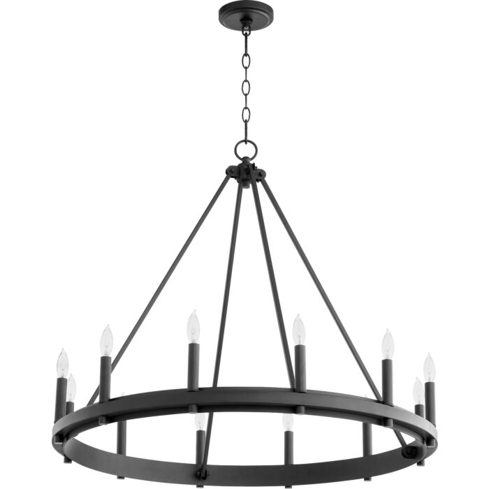 12 Light Chandelier by Quorum