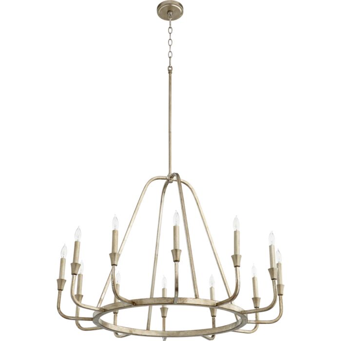 12 Light Chandelier by Quorum