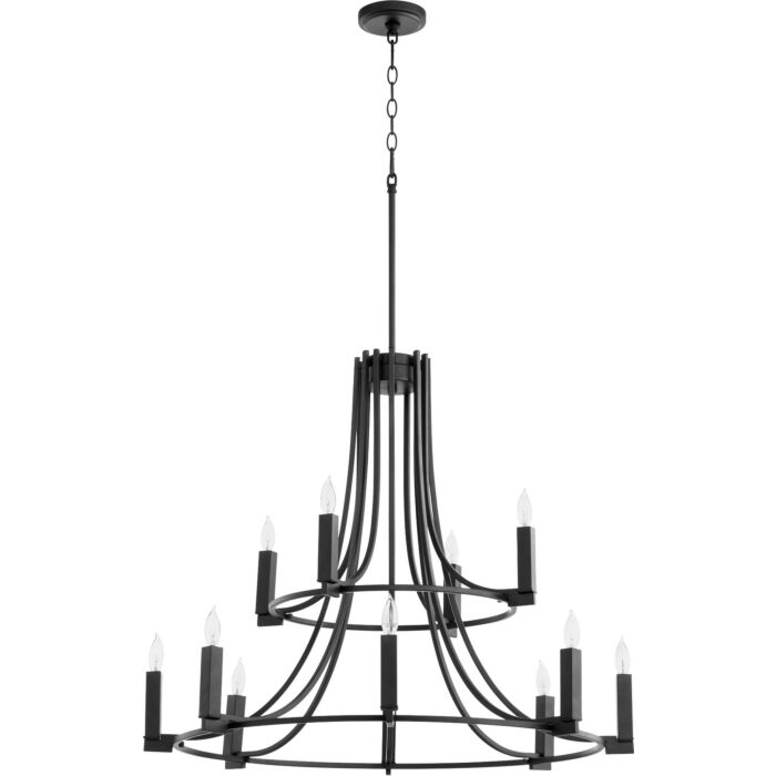 12 Light Chandelier by Quorum