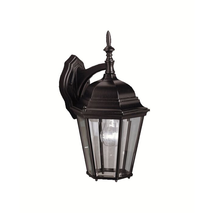 Kichler Madison 1 Light 17 Inch Large Outdoor Wall in Black Finish