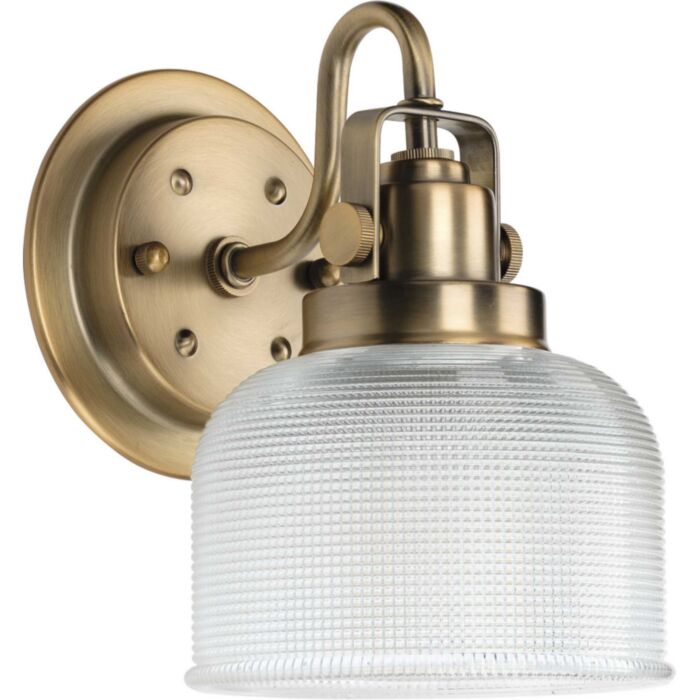 Archie 1-Light Bathroom Vanity Light Bracket in Vintage Brass