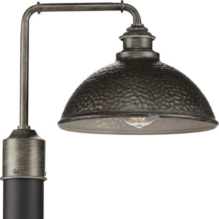 Englewood 1-Light Post Lantern in Antique Pewter