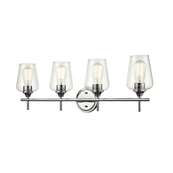 Millennium Ashford 4 Light Bathroom Vanity Light in Chrome