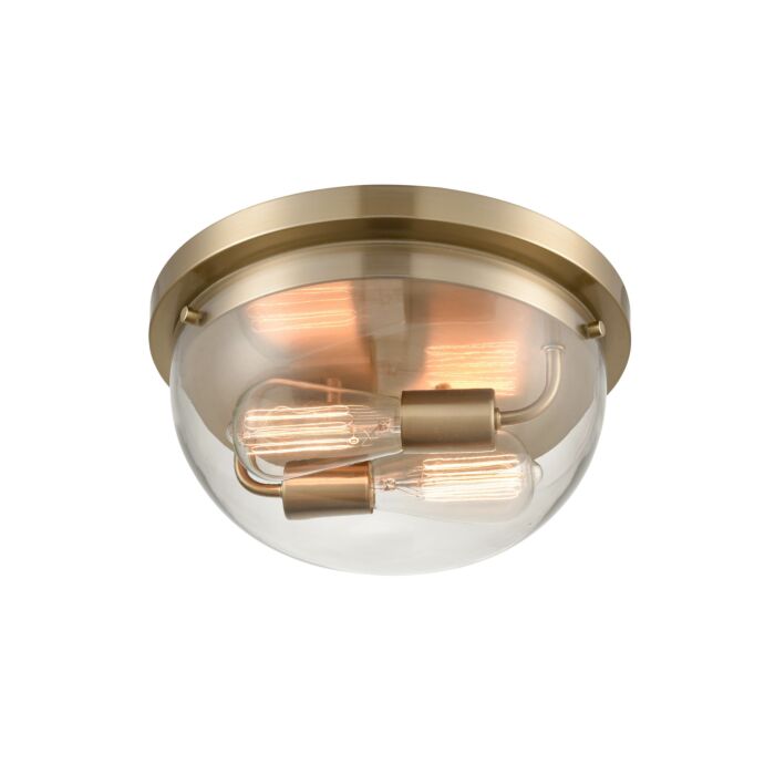 Millennium Ashford 2 Light Ceiling Light in Modern Gold
