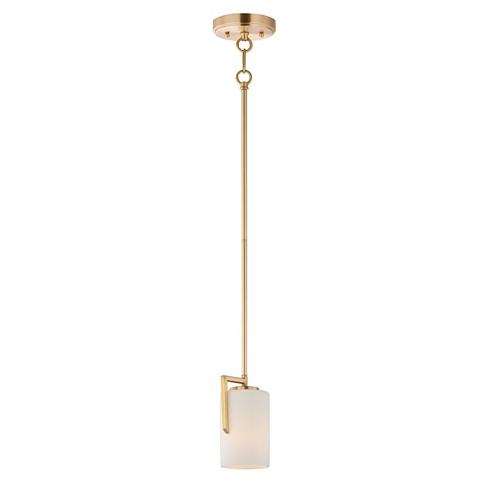 Dart 1-Light Mini Pendant in Satin Brass