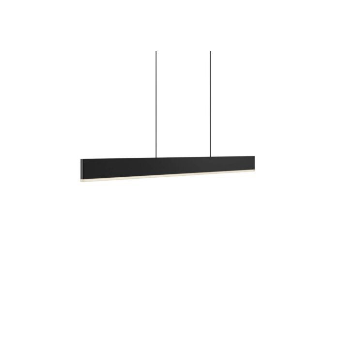 1-Light LED Pendant in Black