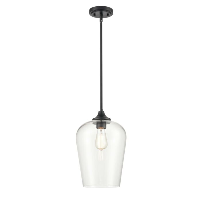Millennium Ashford Mini Pendant in Matte Black