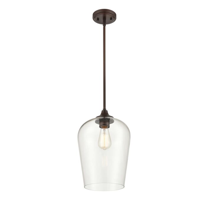 Millennium Ashford Mini Pendant in Rubbed Bronze
