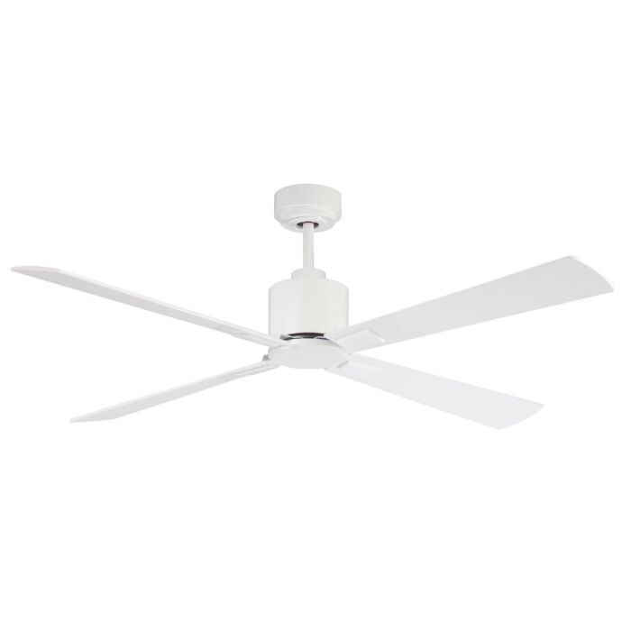Climate 52in Hanging Ceiling Fan in White