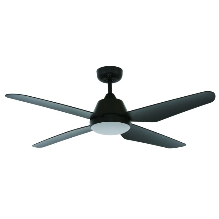 Aria 1-Light 52" Hanging Ceiling Fan in Black