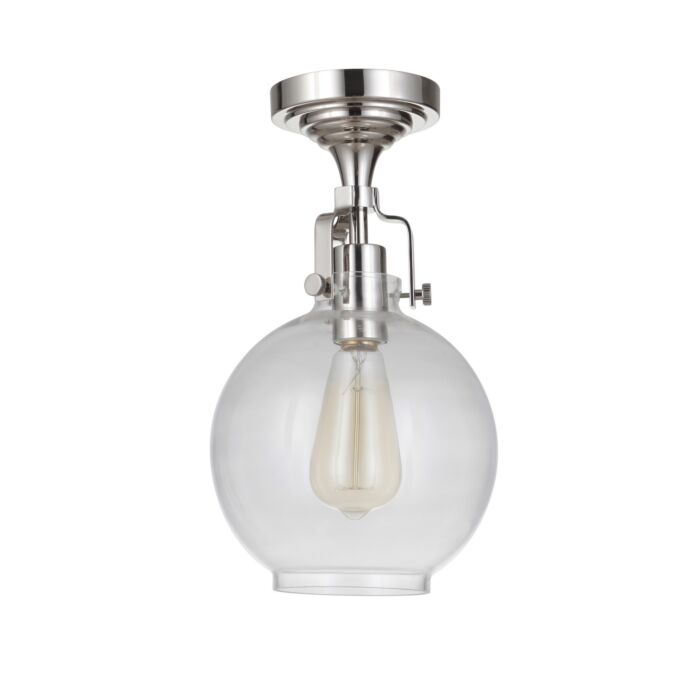 One Light Semi Flush Mount by Craftmade