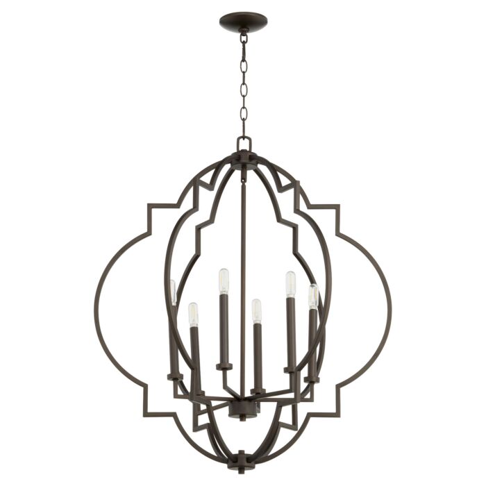 Six Light Pendant by Quorum