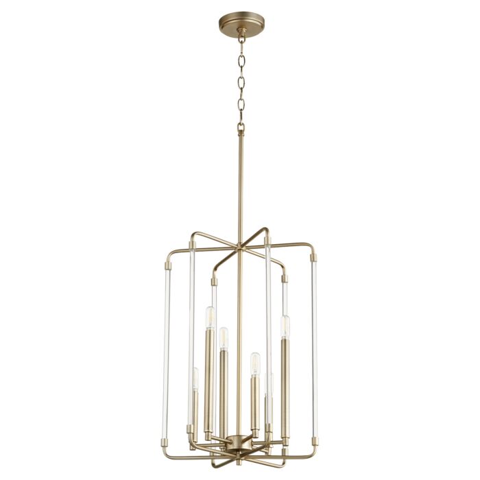 Six Light Entry Pendant by Quorum