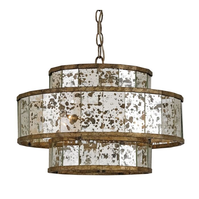 Currey & Company Fantine Small Chandelier in Pyrite Bronze