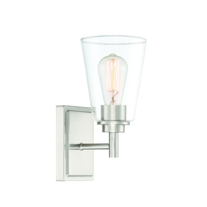 Westin 1-Light Wall Sconce in Satin Platinum