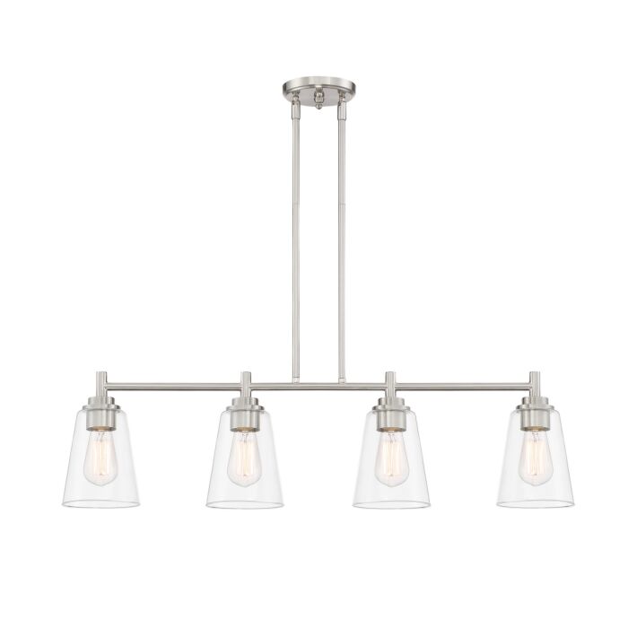 Westin 4-Light Island Pendant in Satin Platinum