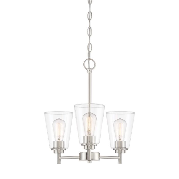 Westin 3-Light Chandelier in Satin Platinum