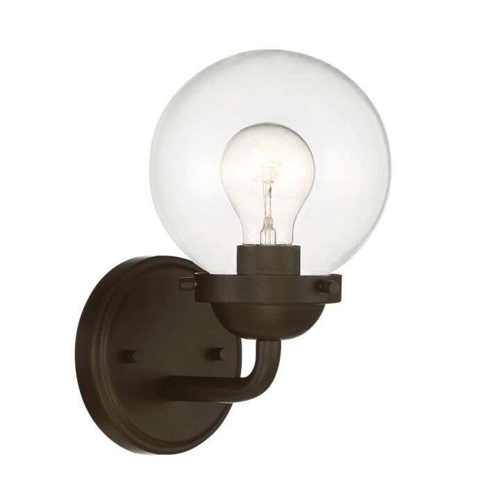 Knoll 1-Light Wall Sconce in Oil Rubbed Bronze