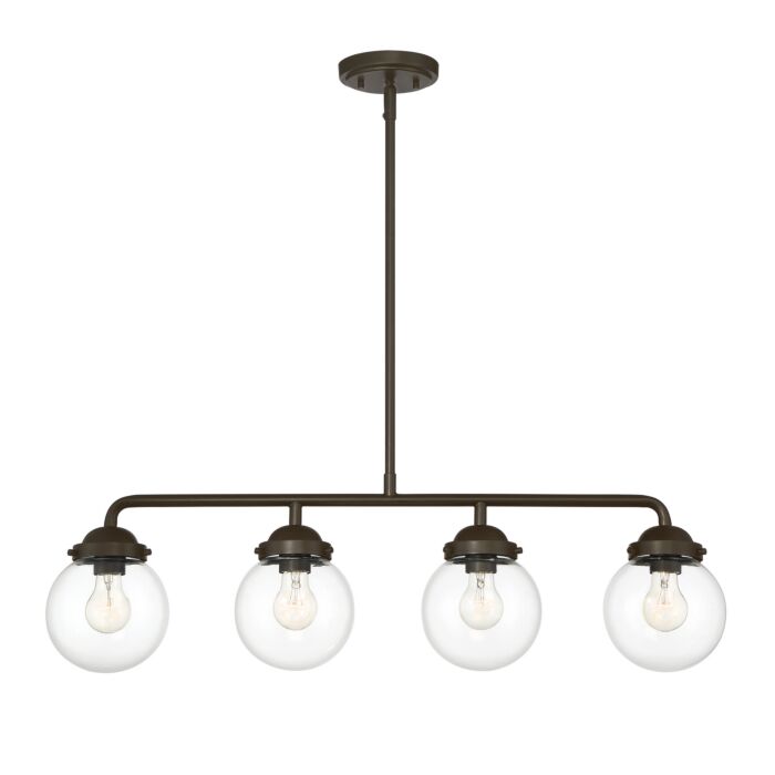 Knoll 4-Light Island Pendant in Oil Rubbed Bronze