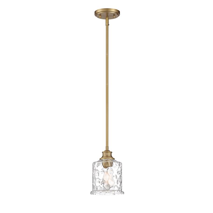 Drake 1-Light Mini Pendant in Brushed Gold