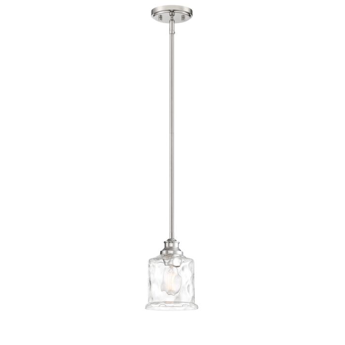 Drake 1-Light Mini Pendant in Polished Nickel