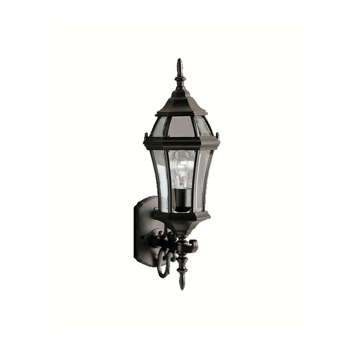 Kichler Townhouse 1 Light 21.5 Inch Outdoor Medium Wall in Black Finish